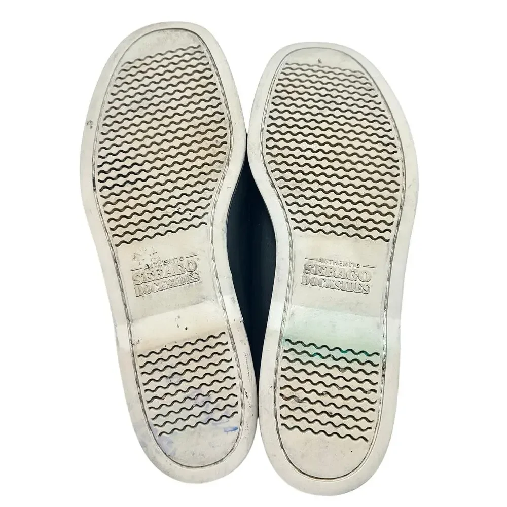 Sebago x Vane | Men | Docksides Leather Nylon Convertible Boat Shoes | Size 13 M